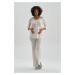 Dagi White Maternity Pajama Set