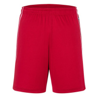 James&Nicholson Unisex sportovní šortky JN387 Red