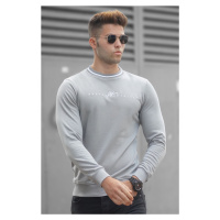 Madmext Men's Dyed Gray Knitwear Sweater 5288
