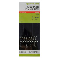 Korum návazec grappler 4” hair rigs barbed 10 cm - velikost háčku 8 průměr 0,30 mm nosnost 14 lb