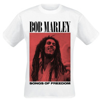 Bob Marley Songs Of Freedom Tričko bílá