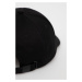 Čepice Calvin Klein černá barva, s aplikací
