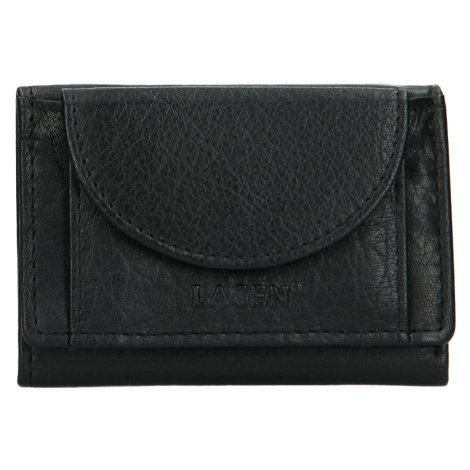 Lagen Dámská kožená peněženka W 22030 (malá peněženka) černá