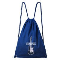DOBRÝ TRIKO Bavlněný batoh s potiskem Baskytara Barva: Královsky modrá
