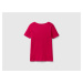 Benetton, Pure Cotton T-shirt With V-neck