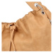 Pohodlná koženková kabelka Baggy, oříšková