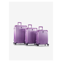 Sada tří cestovních kufrů ve fialové barvě Heys Xtrak S,M,L