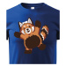 Dětské tričko s červenou pandou - dárek pro milovníky zvířat