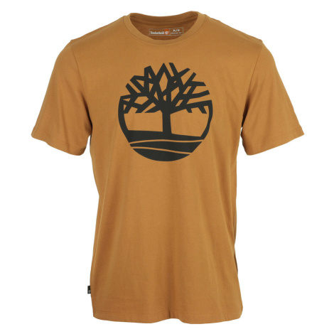 Timberland Tree Logo Short Sleeve Hnědá
