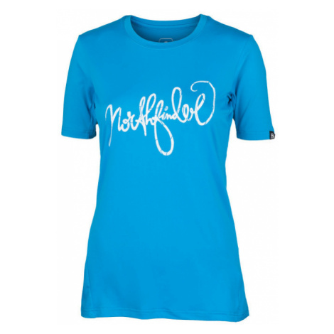 Dámské tričko Northfinder Alaysia blue