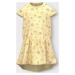 name it NMFVigga Capsl Sunshine detské šaty žlutá
