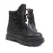 Mio Gusto Allen Women's Black Color Parachute Fabric Miflon Boots Women's Thick Soled Boots.