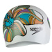 Plavecká čepice speedo digital printed cap bílá