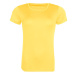 Just Cool Dámské funkční triko JC205 Sun Yellow