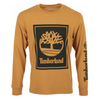 Timberland Stack Logo Tee LS Hnědá
