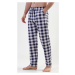 Pánské pyžamové kalhoty Vienetta Secret Lukáš | tmavě modrá
