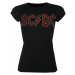 Tričko metal dámské AC-DC - Full Colour Logo Diamante - ROCK OFF - ACDCTS95LB