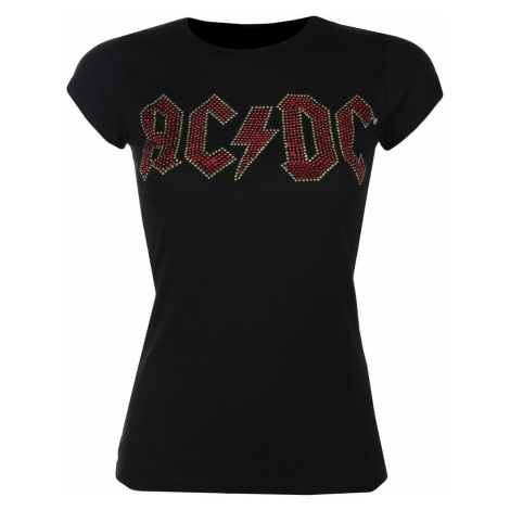 Tričko metal dámské AC-DC - Full Colour Logo Diamante - ROCK OFF - ACDCTS95LB
