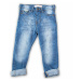 Kalhoty chlapecké džínové s elastenem, Minoti, YAY 11, modrá - | 6-12m