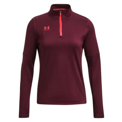 Under Armour CHALLENGER MIDLAYER Dámská mikina, vínová, velikost