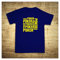 Tričko s motivem Poker