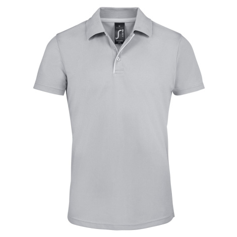 SOĽS Performer Men Pánské funkční polo triko SL01180 Pure grey SOL'S