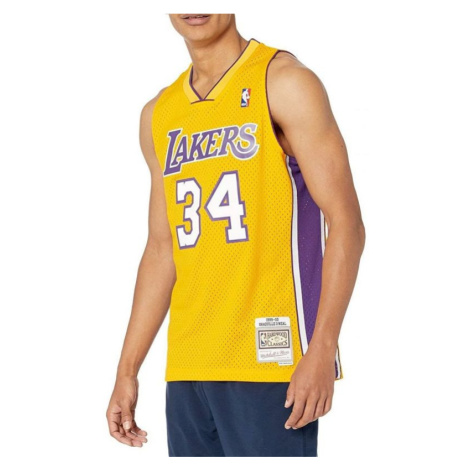 Los Angeles Lakers NBA Home Jersey Lakers SMJYGS18179LALLTGDSON pánské model 19549569 - Mitchell Mitchell & Ness