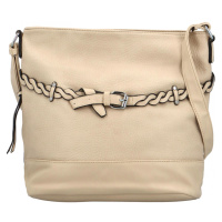 Stylová dámská crossbody Ashuna, béžová