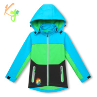 Chlapecká softshellová bunda KUGO HK3122, tyrkysová Barva: Tyrkysová