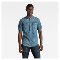 G-STAR Shirt - 3301 slim shirt s\s blue