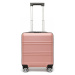 KONO Kabinové příruční zavazadlo s horizontálním designem - ABS - nude - 25L
