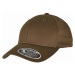 Kšiltovka // Flexfit 110 Curved Visor Snapback olive