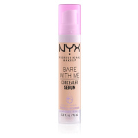 NYX Professional Makeup Bare With Me Concealer Serum hydratační korektor 2 v 1 odstín 02 Light 9
