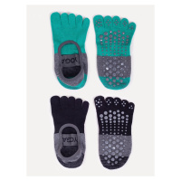 Yoclub Unisex's Socks For Yoga 2-Pack SKS-0016U-AA2A