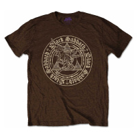 Black Sabbath tričko, Henry Pyramid Emblem Chocolate Brown, pánské