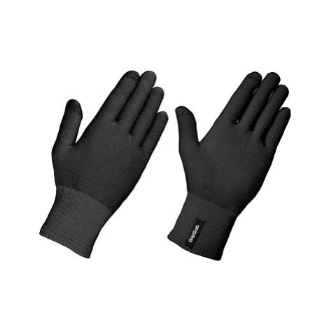 Pánské zimní cyklo rukavice Merino Liner černá Grip Grab