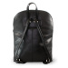 Černý kožený moderní batoh Poppy Arwel