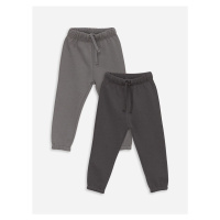 LC Waikiki Lw - Elastic Waist Baby Boy Tracksuit Bottoms 2-Pack