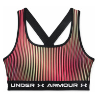 Dámská podprsenka Under Armour Crossback Mid Print-BLK XS