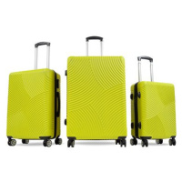 Aga Travel Sada cestovních kufrů MR4654 Žlutá