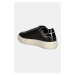 Kožené sneakers boty Karl Lagerfeld MAXI KUP černá barva, KL62212