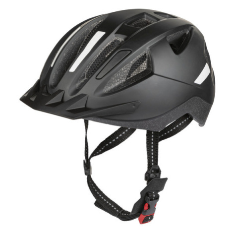 CRIVIT Dámská / Pánská cyklistická helma s koncovým světlem (černá matná L/XL 59–64)