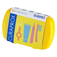 Curaprox Travel set žlutý Cestovní sada pro ústní hygienu 1 ks