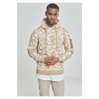 Sweat Camo Bomber Hoody - beige camo