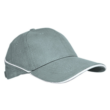 L-Merch Unisex kšiltovka C616S Grey