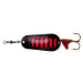 DAM Třpytka Effzett Standard Spoon Fluo Red/Black UV - 8cm 45g