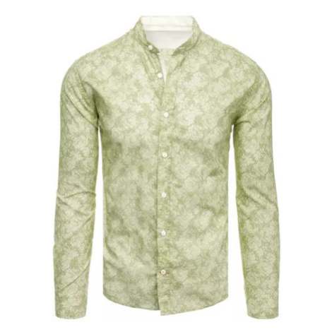 Zelená pánská košile Dstreet DX2303