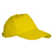 L-Merch Unisex kšiltovka C541 Yellow