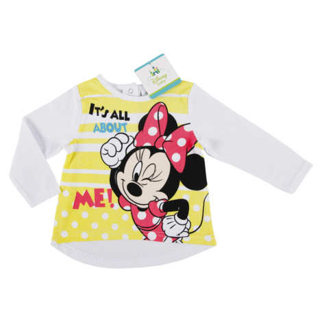 Minnie Mouse dívčí bílé tričko s potiskem Bílá Disney