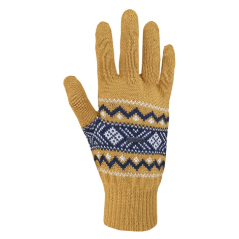 KAMA R113 Pletené Merino rukavice , žlutá